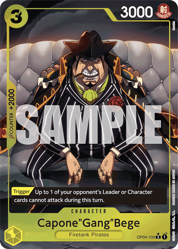 Capone"Gang"Bege (OP04-100) (Alternate Art)