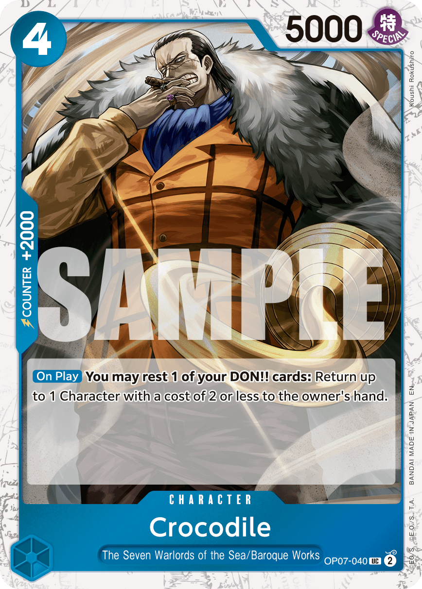 Crocodile - OP07-040 (Pirate Foil)