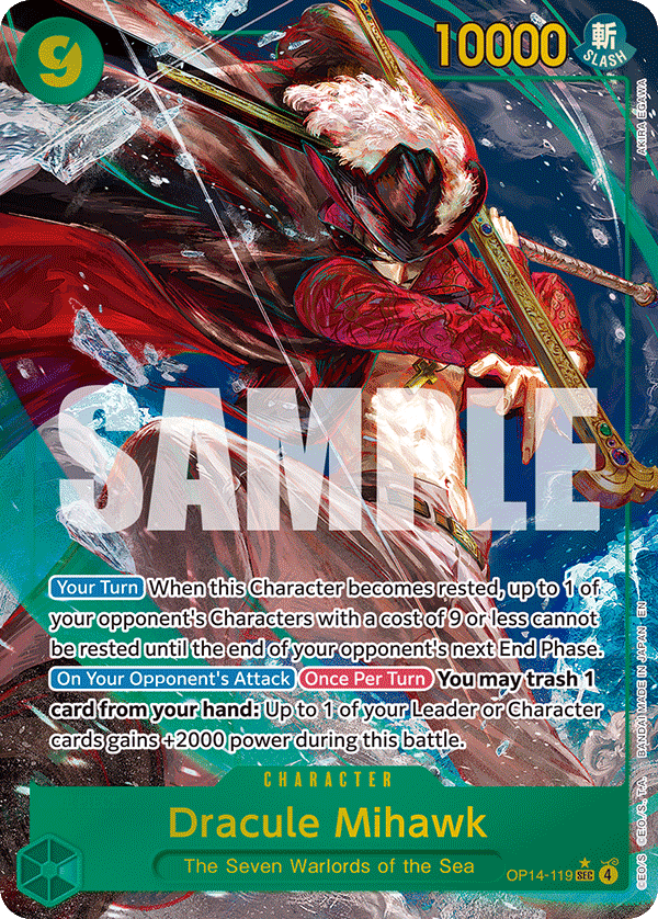 Dracule Mihawk - OP14-119 (Alternate Art)